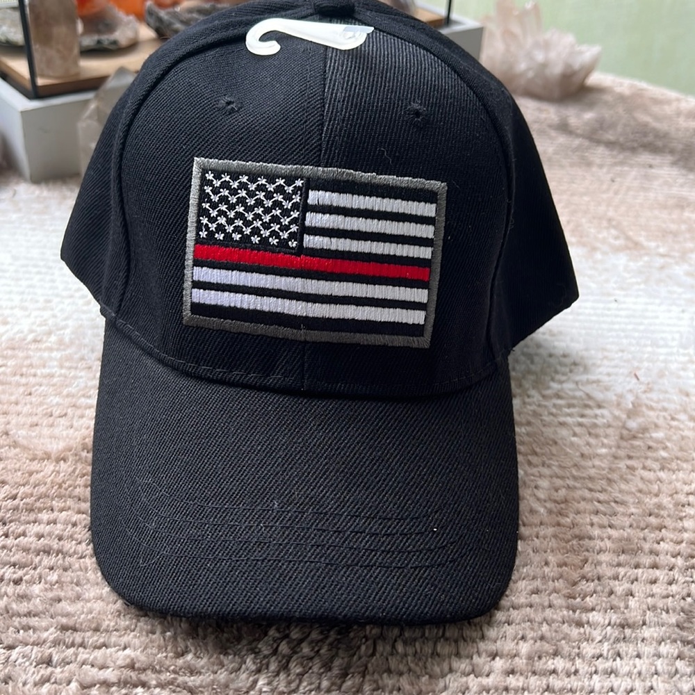 Thin red line firefighters cap
